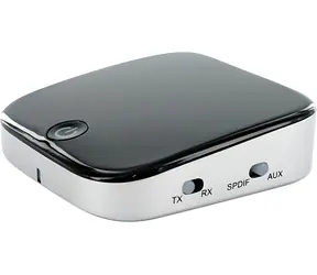 Nadajnik i odbiornik Bluetooth Schwaiger czarny / Adapter audio / Bluetooth 4.1 / A2DP / zasięg 10 m / 3,5 mm, S/PDIF