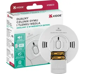 Kidde K10SCO / Czujnik dymu i tlenku węgla / kombinowany 2w1