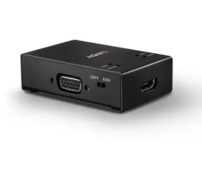 Lindy 32120 czarny / Rejestrator EDID / HDMI, VGA, DVI / 3840×2160 px / 3 wejścia