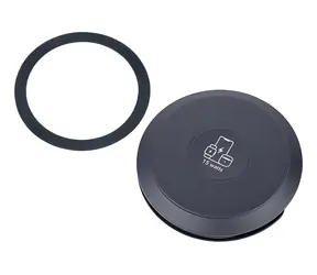 Bęben kablowy TROIKA czarny / Ładowarka bezprzewodowa / MagSafe / 15W / kabel zintegrowany