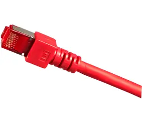 EFB czerwony (K5512.15) / Kabel krosowy / Cat6A S/FTP / 15 m / RJ-45 / LSZH