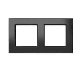 Homematic IP HmIP-GF2-A czarny / Ramka / szkło / 2-krotny