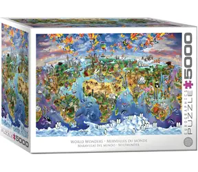 EUROGRAPHICS Puzzle Cuda Świata / 5000 elementów / 152,4 x 101,6 cm