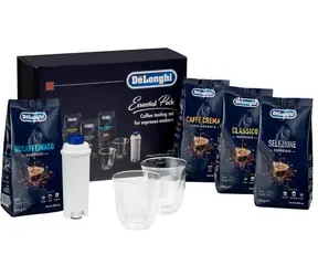 Zestaw konserwacyjny DLSC317 do ekspresów do kawy DeLonghi / kawa, szkło i filtr