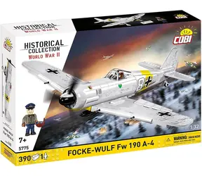 Cobi 5775 Focke-Wulf Fw 190 A-4 Building Kit / 390 klocków / 1 figurka / od 7 lat