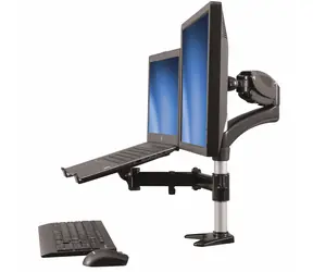 Ramię do monitora i laptopa StarTech , czarne / Ramię do monitora / 15-27" / Nośność 8 kg / Obrót 360°