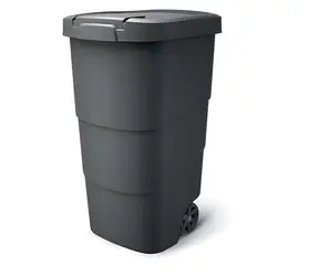 Kosz na śmieci Wheeler Prosperplast 110 l antracyt / Plastik / H 85,2 × W 49,6 cm