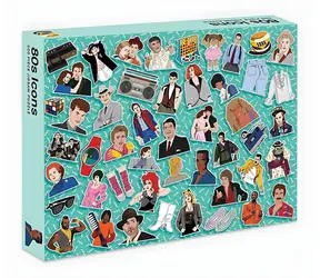 SMITH STREET Puzzle Ikony lat 80. / 500 elementów / 61 × 46 cm