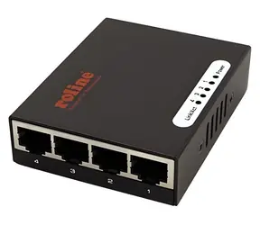 Mini przełącznik Roline 4 porty 10/100/1000 Mb/s / Przełącznik / Mini / 4 porty / 10/100/1000 Mb/s