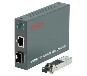 Konwerter mediów Roline RJ45-LC / Konwerter mediów / Gigabit Ethernet / Moduł SFP 1000BaseSX / Wielomodowy