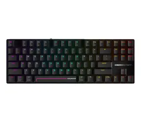 Cherry XTRFY MX 8.2 Pro TMR czarna / Klawiatura gamingowa / TKL / przełączniki magnetyczne / Układ US Int. / bezprzewodowa