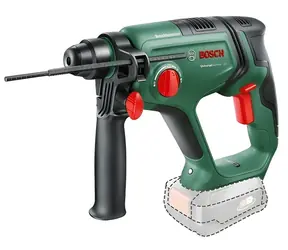 BOSCH UniversalHammer 18V BareTool zielono-czarny / Wiertarko-wkrętarka udarowa akumulatorowa / 18V / SDS- PLUS / bez akumulatora i ładowarki