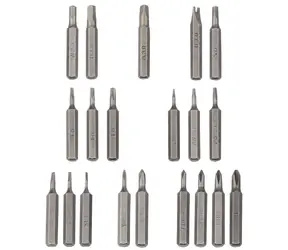 Wkrętak elektryczny StarTech 20 bitów / Wkrętak elektryczny / Srebrny / Zasilany bateryjnie / 180×16 mm / 52 g