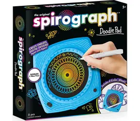 SPIROGRAPH Elektroniczny spirograf LCD / Zestaw kreatywny / 4 szablony Cyclex / rysik dwustronny