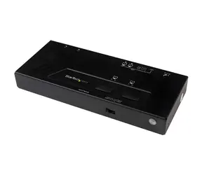 StarTech 2X2 HDMI Matrix czarny / Przełącznik / 2 wejścia / 2 wyjścia / 4K / dźwięk 7.1-kanałowy / zasilacz
