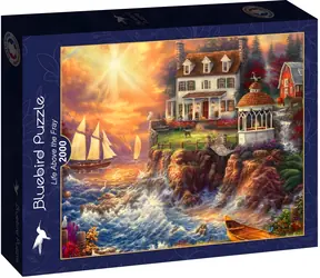 Puzzle BlueBird Życie na rafie / 2000 elementów / 98 x 69 cm