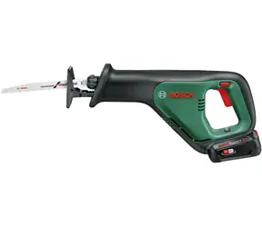 BOSCH AdvancedRecip 18 zielono-czarna / Akumulatorowa piła szablasta / 18 V / Mocowanie SDS / Li- ION 2,5 Ah