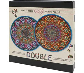 Puzzle Curiosi Double: Płomień / 154 elementy / dwustronne / drewniane