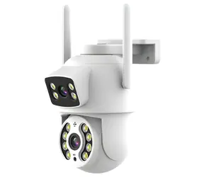 Immax NEO LITE SMART Security DOUBLE / Zewnętrzna kamera IP / P/T 355°/90° / Wi-Fi / 2× 2MP / ONVIF / TUYA