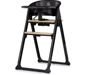 CHIPOLINO 4w1 Quatro Charcoal krzesełko do karmienia / 4 tryby użytkowania / od urodzenia do 110 kg / regulowana wysokość