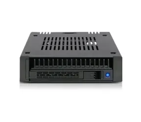 Icy Dock MB741SP-B ExpressCage czarny / Mobilny stojak na dyski SSD/HDD SATA/SAS 2,5" / do zatoki 3,5" / hot-swap