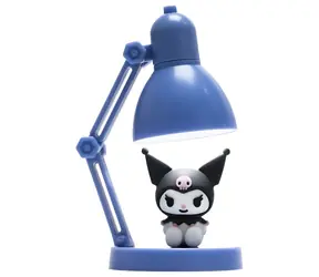 Bluesky Kuromi liliowy / Lampa stołowa / LED / pilot zdalnego sterowania / wymienna postać / zasilana bateryjnie