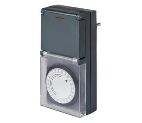 Brennenstuhl MZ 44 szary / Wyłącznik czasowy / mechaniczny / IP44 / 230V/16A