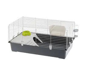 Ferplast Królik 100 / Klatka dla królików i świnek morskich / 95×57×46 cm / metal, plastik