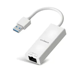 Edimax EU-4306 V2 biały / Karta sieciowa / USB-A 3.2 / RJ45 10/100/1000 Mbps / PoE