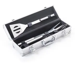 Zestaw do grillowania G21 3 szt. w aluminiowej walizce / Narzędzia do grillowania