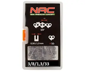 NAC 91PX033E / Łańcuch piły / 33 ogniwa / 3/8" / 1,3 mm / do PHCBE90-CH