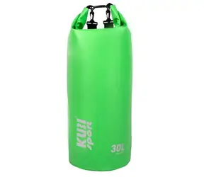Torba na łódź KUBISPORT 30 l zielona / Torba wodoodporna / Pojemność 30 l