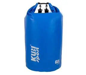 Torba na łódź KUBIsport 60 l niebieska / Torba wodoodporna / Pojemność 60 l