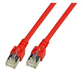 EFB Cat5e SF/UTP czerwony / kabel krosowy / 25 m / RJ-45 / PVC / CCA