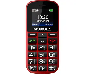 Vega Mobiola MB200 czerwony / Telefon z przyciskiem / Dual SIM