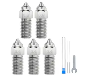Zestaw dysz ELEGOO do Neptune 4/4 Pro / Zestaw dysz / Stal hartowana / 0,4-0,8 mm / 5 szt.
