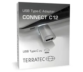Terratec Connect C12 / adapter USB-C do HDMI / 4K 60 Hz