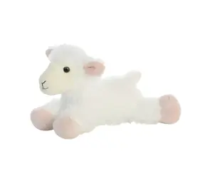 AURORA Pluszowa baranek Lana / 20 cm / biały / dla dorosłych i dzieci