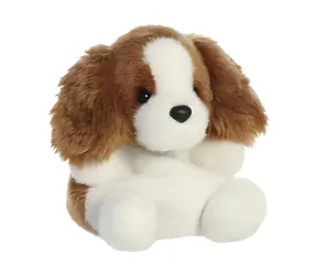 AURORA Pluszowy piesek Lady Spaniel brązowo-biały / 13 cm / Plusz