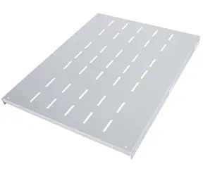 Półka Intellinet do szafy 19" 1U, szara / Półka / Nośność 100 kg / 483x800 mm / Stal