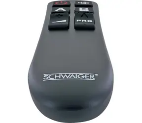 Schwaiger Uniwersalny pilot 2w1 / Pilot zdalnego sterowania / 8 przycisków / Bezprzewodowy IR / do 2 urządzeń