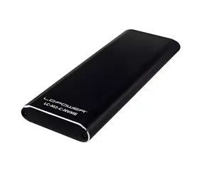 LC-Power Box dla M.2 NVMe SSD czarny / Zewnętrzna obudowa dla M.2 SSD / USB-C 3.2 Gen 2 / 10 Gbit/s / aluminiowa konstrukcja