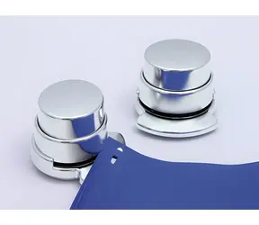 Zszywacz bezprzewodowy WEDO srebrny / Zszywacz / Plastikowy / Pojemność 4 kartki / 6x6x5,5 cm