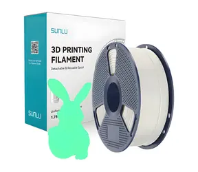Sunlu PLA Glow WG biało-zielony / Filament / świecący w ciemności / średnica 1,75 mm / 1 kg