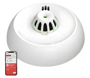 X- Sense XH02-M Link+ Pro / Detektor ciepła / zasilany bateryjnie / 868 MHz / do 24 podłączonych urządzeń