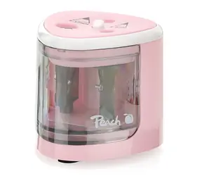 Peach PO102 różowy / Temperówka elektryczna / 4X baterie AA / Blokada rodzicielska