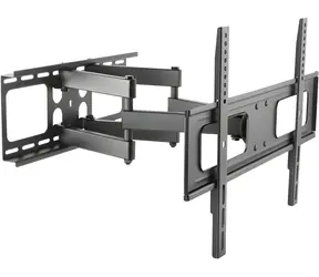 Schwaiger LWHD7050 513 czarny / uchwyt ścienny do telewizora / VESA max 600x400 mm / pochylenie od -20° do 10° / nośność 50 kg