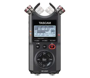 Tascam DR-40XP czarny / Rejestrator cyfrowy / 4-kanałowy / Interfejs audio USB / 2x XLR