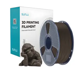 Filament Sunlu Wood orzech / filament do drukarki 3D / filament drewniany / 1 kg