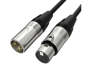 Maono XLR-180 czarny / kabel XLR / 180 cm / przewodniki OFC / złącza pozłacane